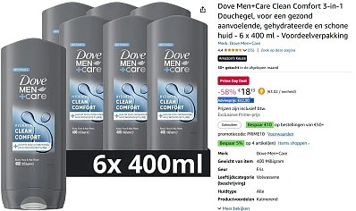 dove men shampoo