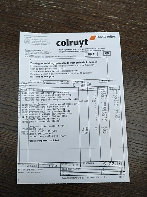 Colruyt fuze tea mango 25%