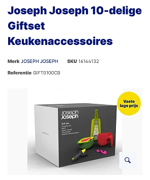 Joseph Joseph 10-delige Keukenaccessoiresset