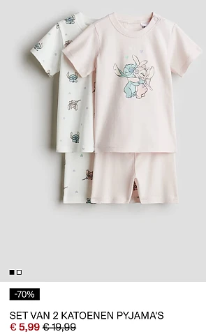 Pyjama koopjes @h&m tot -79%