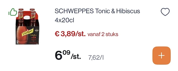 Schweppes selection 4x20 cl