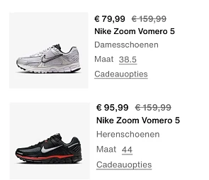 Nike Zoom Vomero 5 koopjes