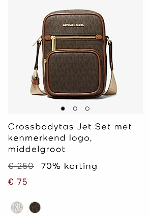 Tot 70% korting op Michael Kors