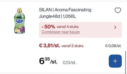 Silan aroma fascinating jungle 48 d -50% bovenop goedkopere prijs