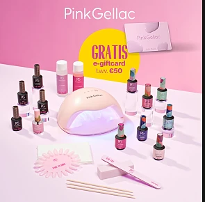 Pinkgellac: Gratis E-Giftcard t.w.v. €50