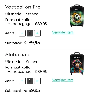 Kortingscode noboringsuitcases