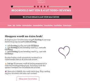 Extra soldenkorting tot 20% bij merkmeisjeskleding