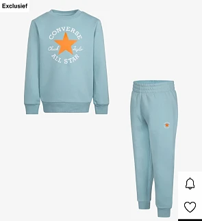 Converse set voor kindjes aan 21,95€