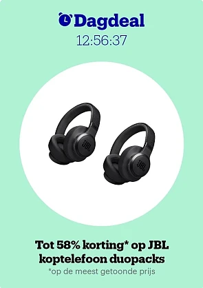 JBL duopacks koptelefoons tot 58% korting