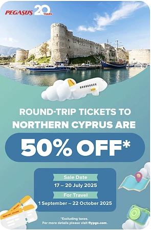 Noord Cyprus vliegtickets