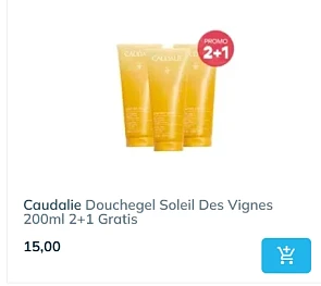 2+1 gratis Caudalie douchegel 🚿