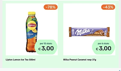 Ice tea, milka peanut caramel
