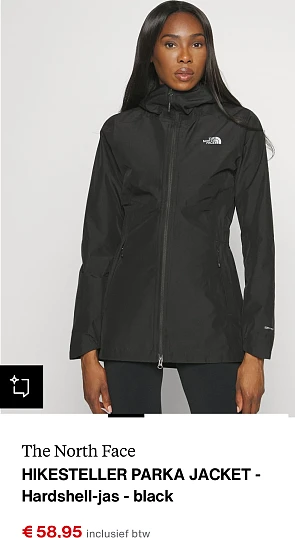 The North face jas -65%