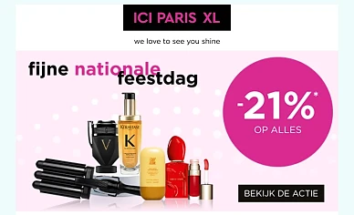 21% korting ICI Paris XL