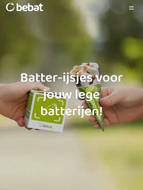 Gratis batter-ijsje bij binnenbrengen lege batterijen 🍦🪫