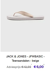 Sandelen en slippers vanaf 6 euro bij zalando lounge