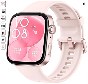 HUAWEI WATCH FIT 3 aan 95 euro roze kleur