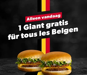 bij aankoop van 1 Giant 1 extra Giant GRATIS