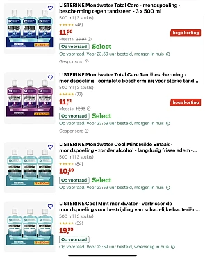 Listerne