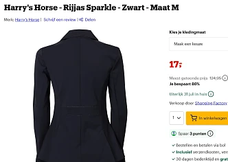 paardrijjas bij bol