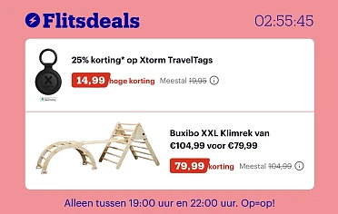Flitsdeals 21 juli ( tot 22u )