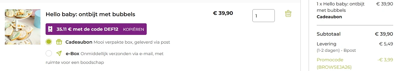 -10% op Bongo ExcluWeb belevenissen
