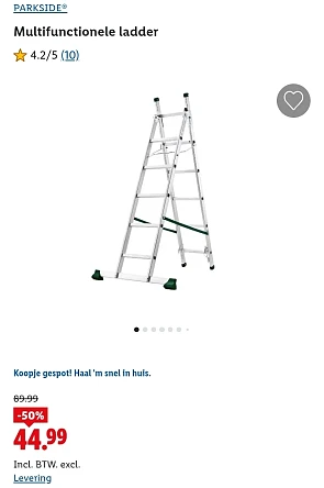 Multifunctionele ladder PARKSIDE® -50%