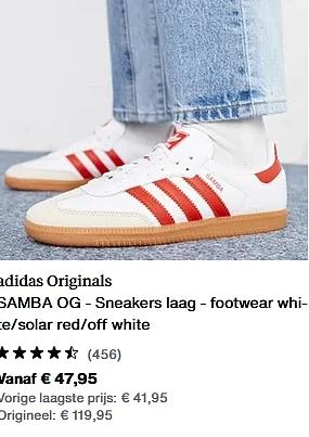 Adidas original samba sneakers dames
