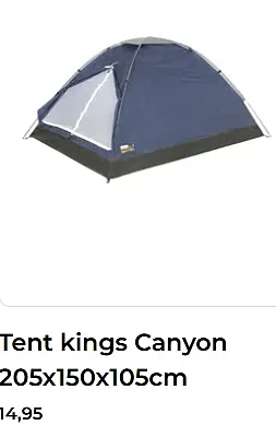 Kampeertenten vanaf 14,95 euro