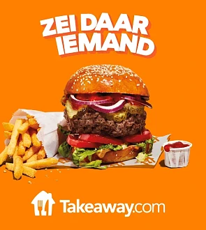 €12 korting bij Takeaway via de app