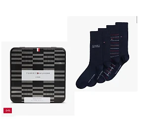 Cadeauset sokken Tommy Hilfiger -54%