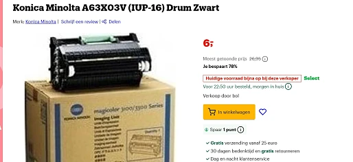 Konica drum