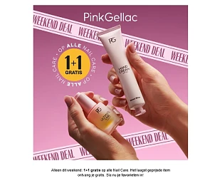 Pink Gellac: alle Nail Care 1+1 gratis