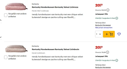 hondenmanden en kussens bij bol