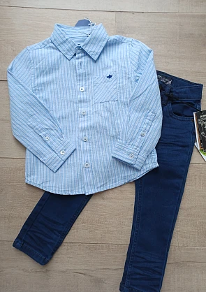 Hemd + Jeans voor €12 bij Bel&Bo (-70%)