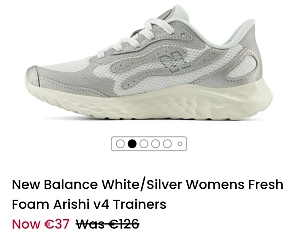 New balance voor dames aan 37€