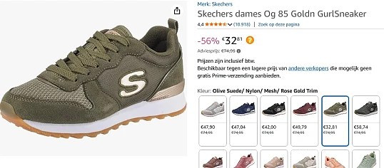 Skechers voor dames -56% bij amazon nl