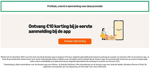 10 euro bij Amazon be?