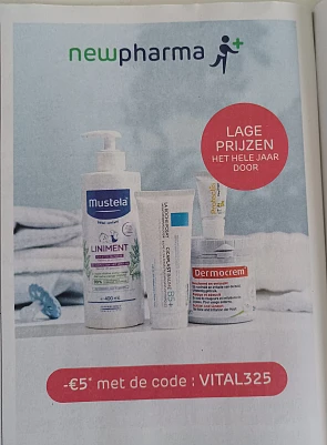 -€5 bij Newpharma vanaf €69
