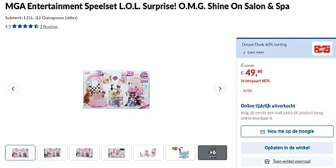 L.O.L. Surprise sets met 60% korting 🌈 Dreamland