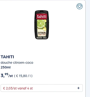 Tahiti tot 50% goedkoper