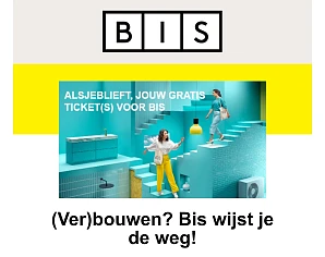 Gratis tickets Bis beurs