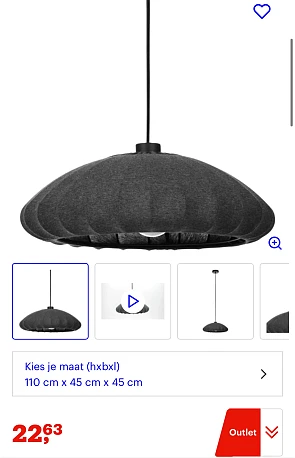 Hanglamp -70%