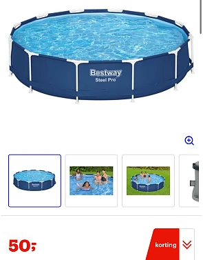 Bestway Steel Pro Zwembad -70%