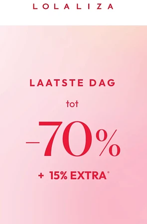 -70% korting en -15% extra bij Lola Liza