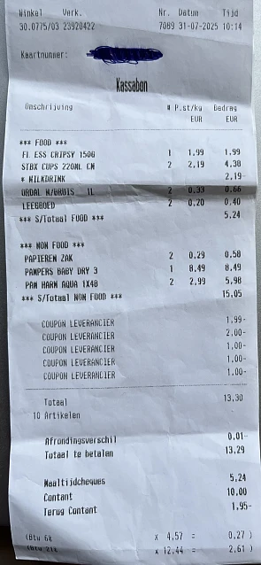 Starbucks ijskoffie 1+1 + coupon -1€