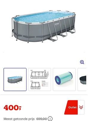 Bestway zwembad -43%