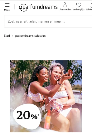 -20% bij Parfumdreams
