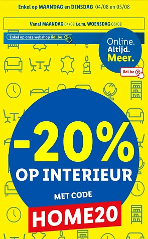 Lidl 20% korting