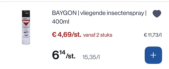 Baygon vliegende insectenspray 400 ml -25%